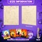 10PCS Large Halloween Unfinished Wood Crafts to Paint for Adults Kids